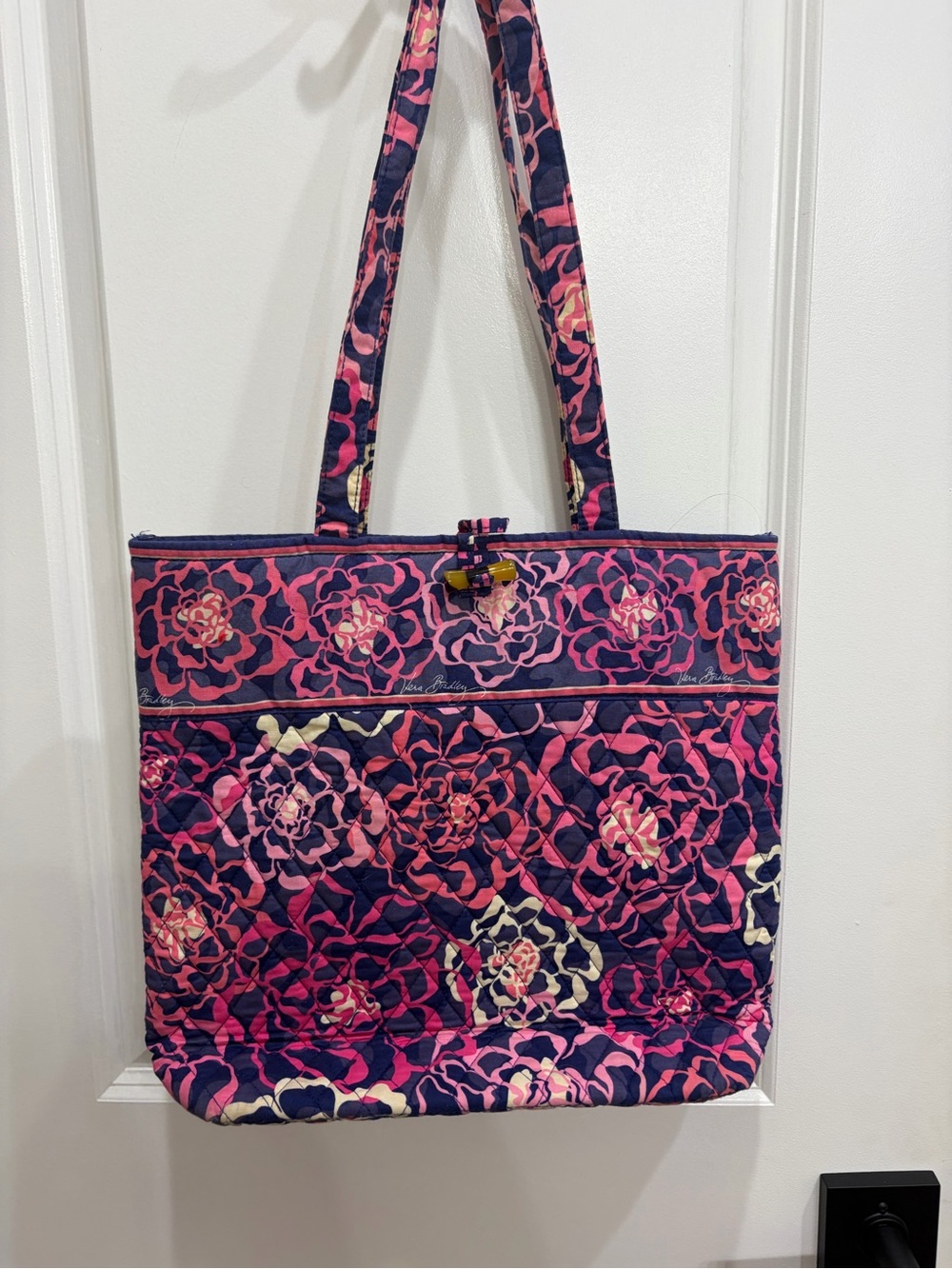 Vera Bradley Breast Cancer Pattern Tote